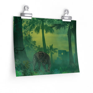 Jungle Panther Premium Matte horizontal posters