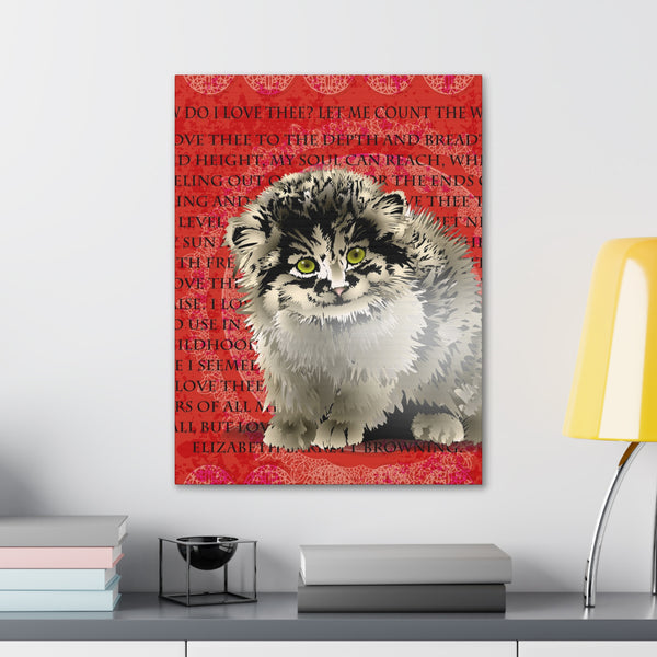 Pallas Cat Love Canvas Gallery Wraps