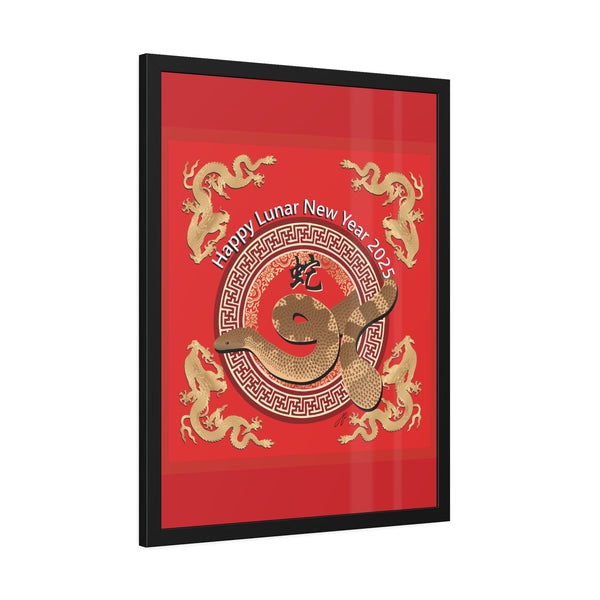 Lunar Year of the Snake Framed Paper Posters