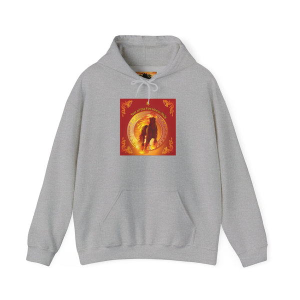 Lunar New Year of the Fire Horse Graphic Hooded Sweatshirt
