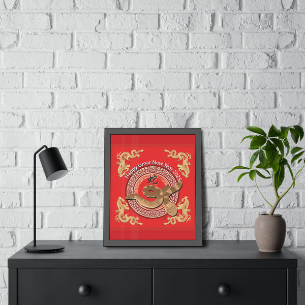 Lunar Year of the Snake Framed Paper Posters