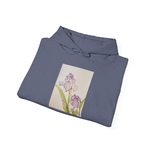 Purple Iris Unisex Heavy Blend™ Hooded Sweatshirt