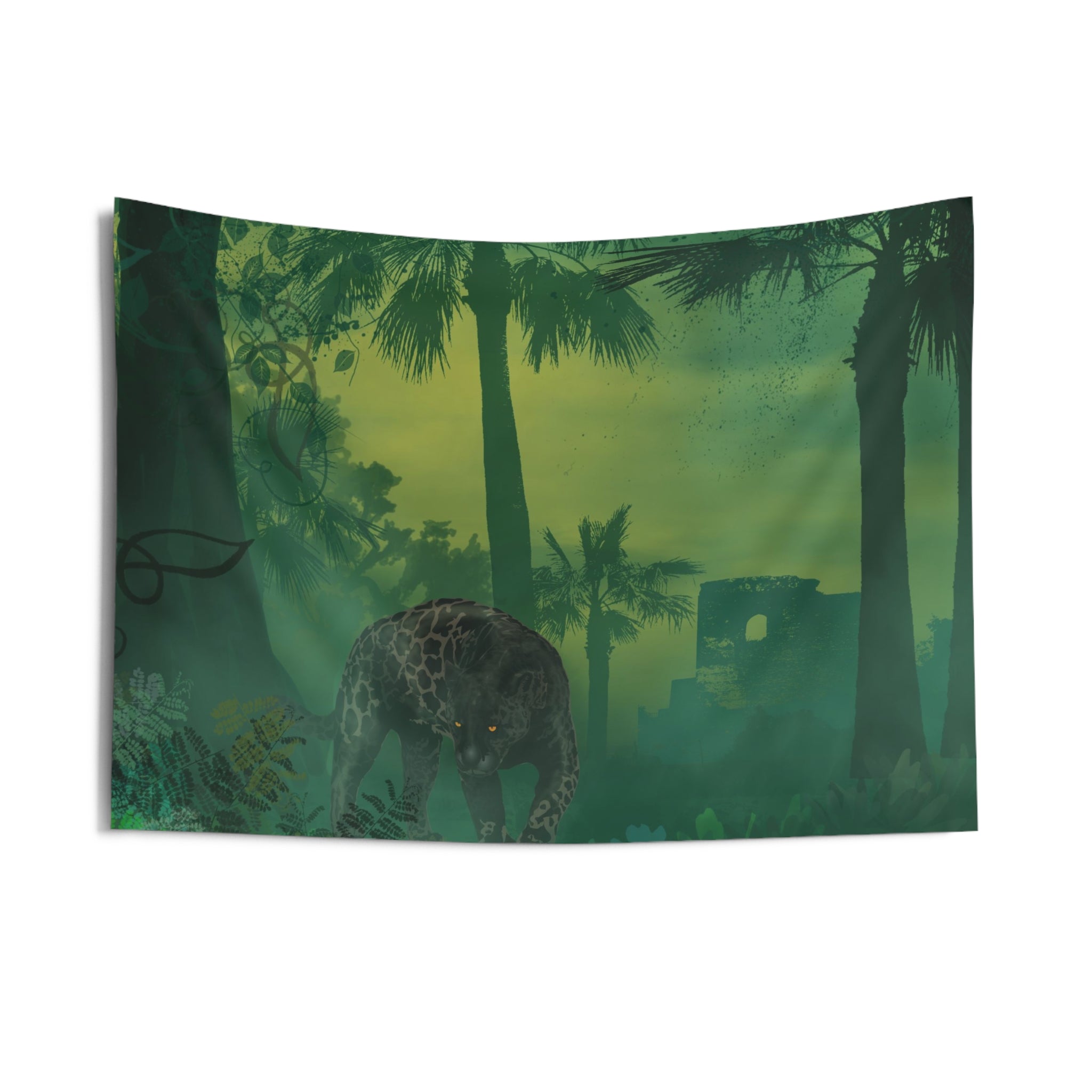 Jungle Panther Indoor Wall Tapestries