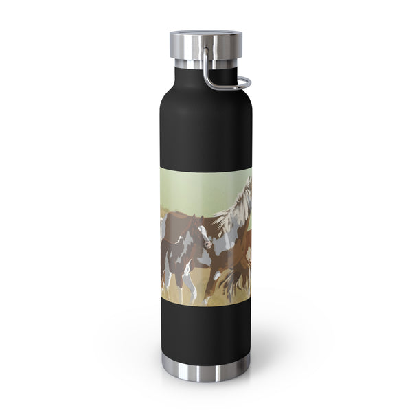 Mustangs Copper Vacuum Insulated Bottle, 22oz