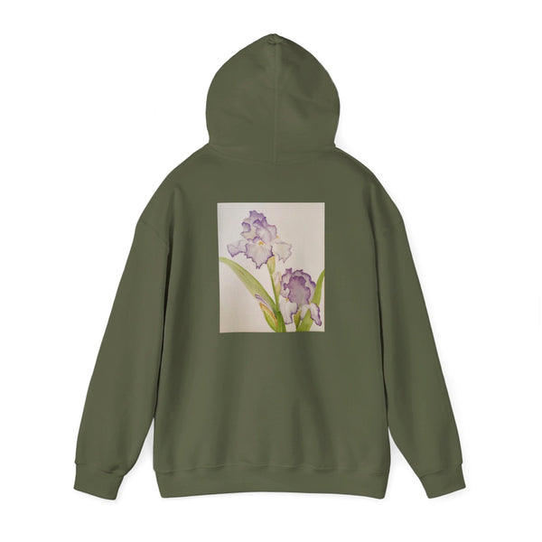 Purple Iris Unisex Heavy Blend™ Hooded Sweatshirt