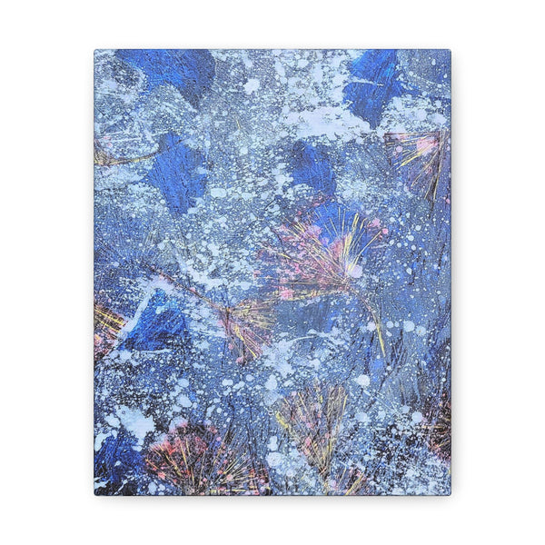 Leaves in Frost  Canvas Gallery Wraps