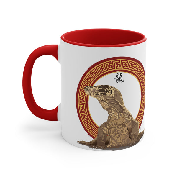 Komodo Dragon Accent Coffee Mug, 11oz