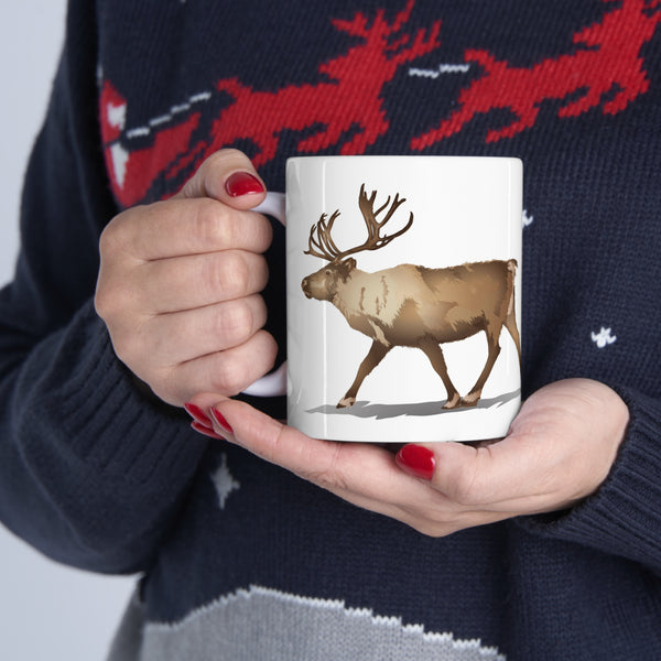 Reindeer Ceramic Mug 11oz