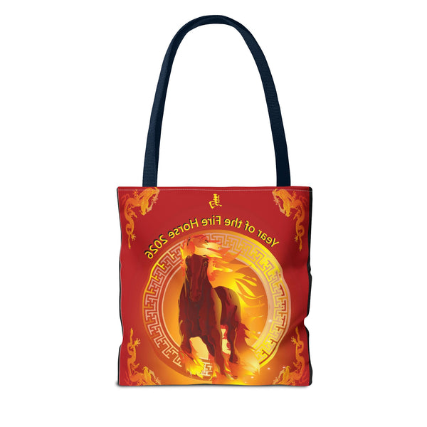 Fire Horse Year Tote Bag – 2026 Lunar New Year Zodiac Tote