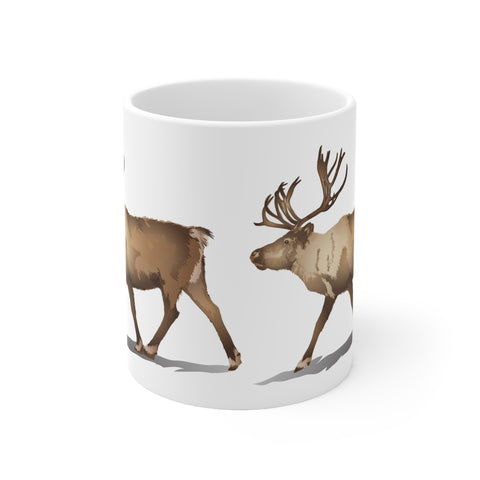 Reindeer Ceramic Mug 11oz