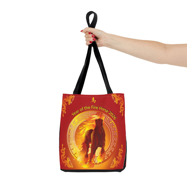Fire Horse Year Tote Bag – 2026 Lunar New Year Zodiac Tote
