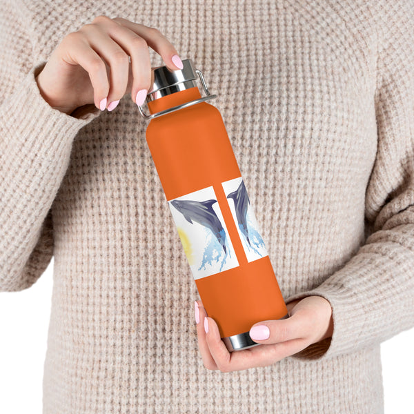 Dolphin Love Copper Vacuum Insulated Bottle, 22oz