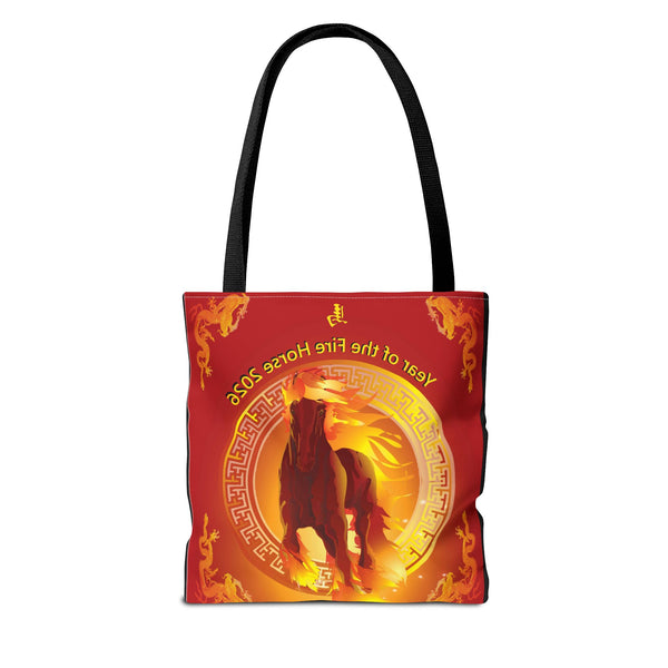 Fire Horse Year Tote Bag – 2026 Lunar New Year Zodiac Tote