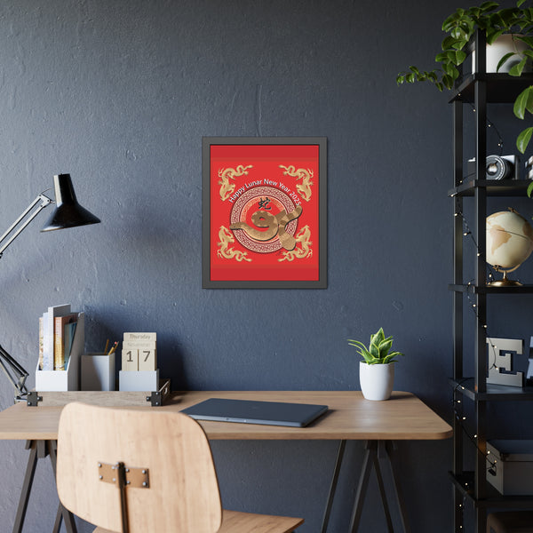 Lunar Year of the Snake Framed Paper Posters