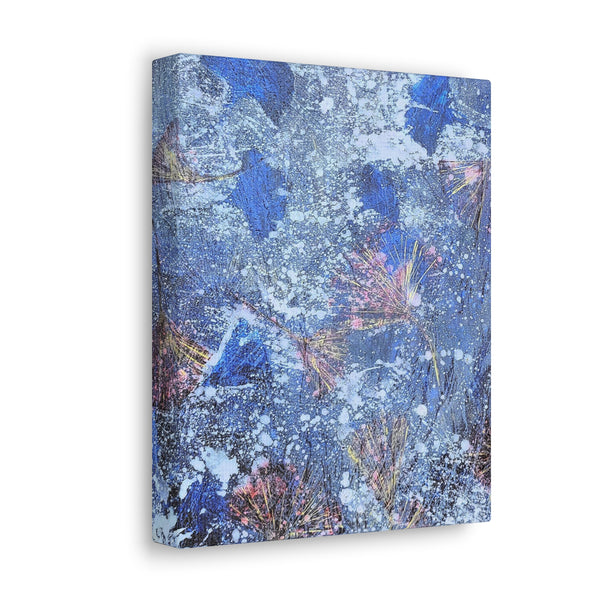 Leaves in Frost  Canvas Gallery Wraps