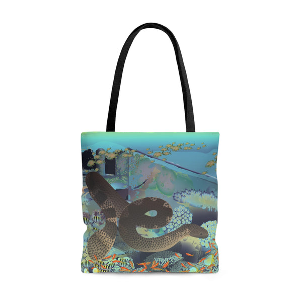 Sea Snake AOP Tote Bag