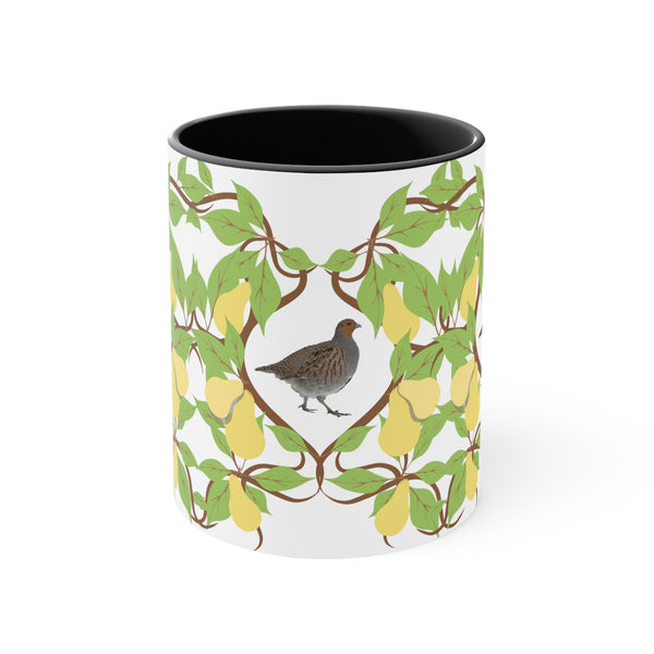 Partridge in a Pear Tree Accent Coffee Mug, 11oz