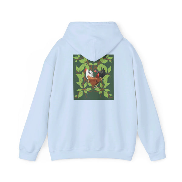 Three French Hens  Unisex Heavy Blend™ Hooded Sweatshirt