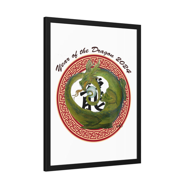 Lunar Dragon Framed Paper Posters