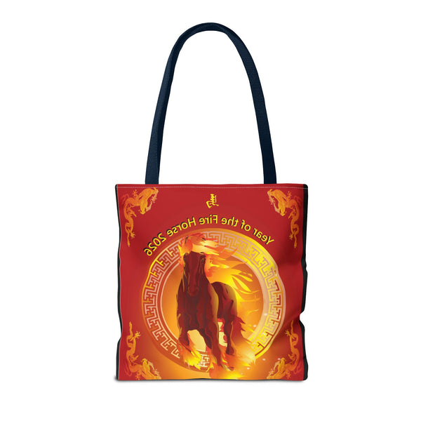 Fire Horse Year Tote Bag – 2026 Lunar New Year Zodiac Tote