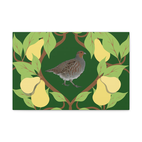 Partridge in a Pear Tree  Canvas Gallery Wraps