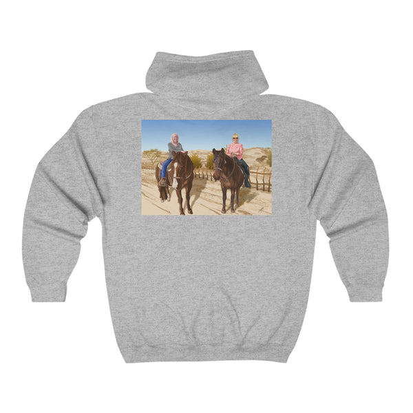 Hank and Friends-Linda Unisex Heavy Blend™ Full Zip Hooded Sweatshirt