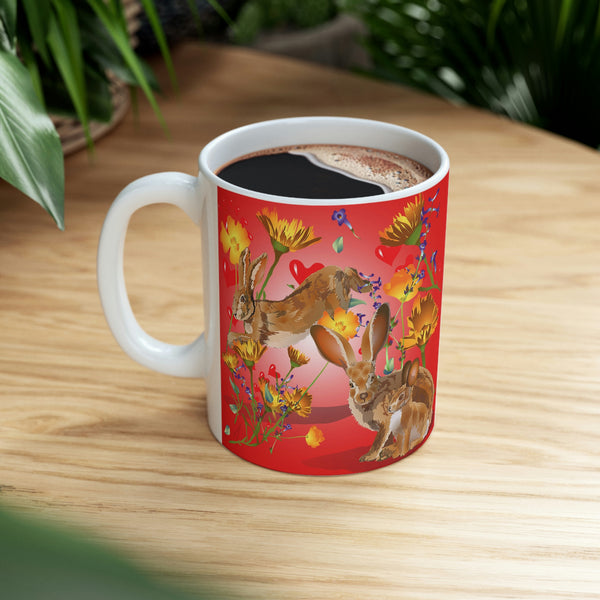 Jackrabbit Love Ceramic Mug 11oz