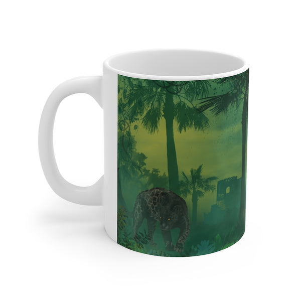 Jungle Panther Ceramic Mug 11oz - Paperdragon Shop